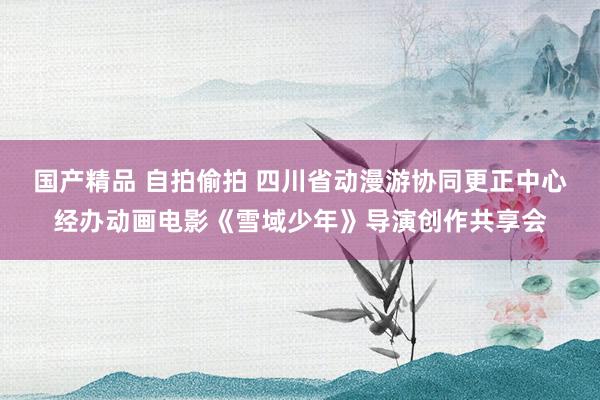 国产精品 自拍偷拍 四川省动漫游协同更正中心经办动画电影《雪域少年》导演创作共享会